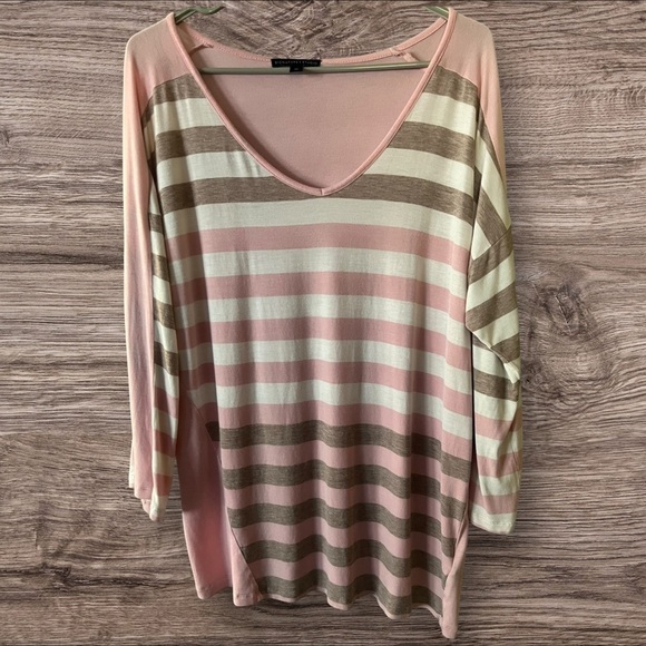 Signature Studio Tops - Signature Studio Striped Tee